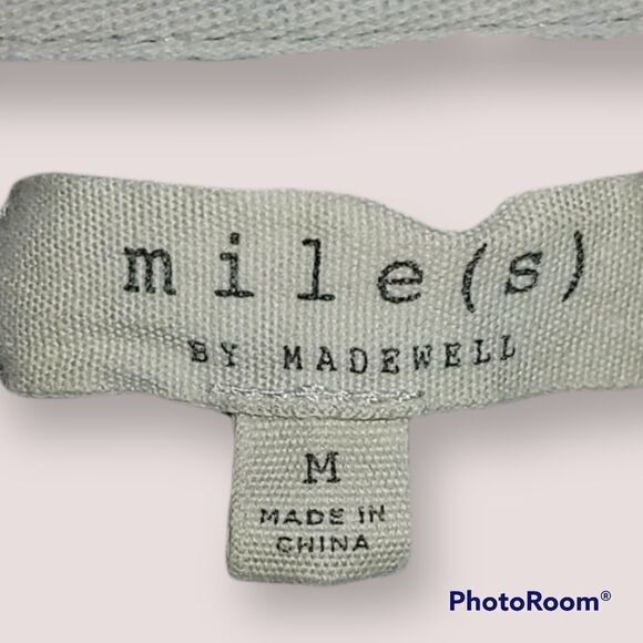 Madewell Miles heather grey cozy open front hooded sweatshirt jacket - Picture 2 of 7